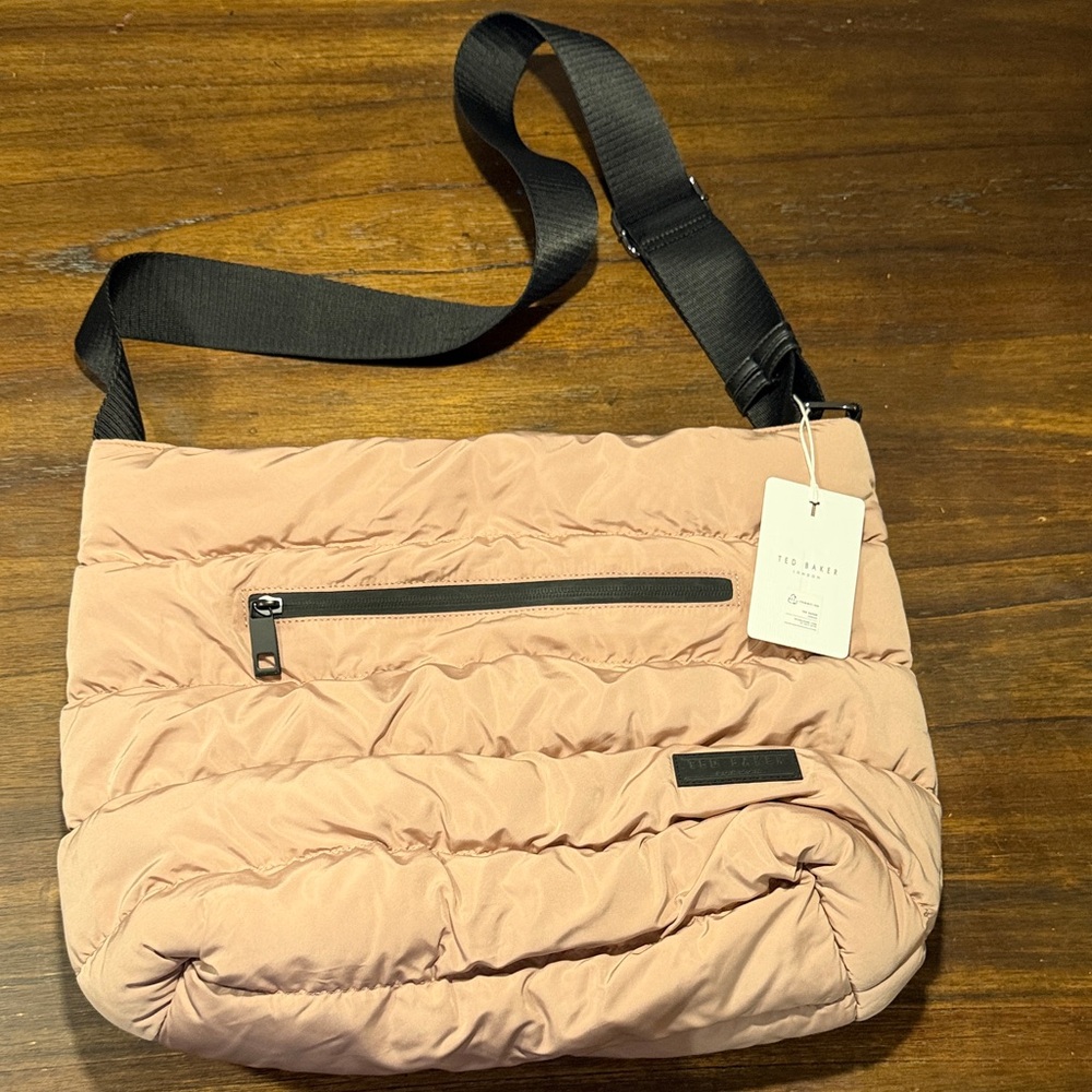 Ted Baker Mauve Quilted Crossbody Bag